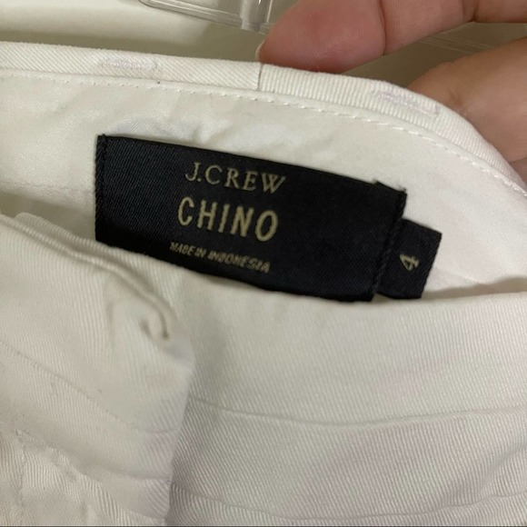 J. Crew 4" Chino Short White - Picture 5 of 6